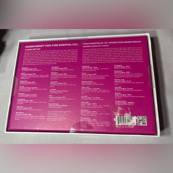 14 New Pursonic 100% Pure Aromatherapy Essential Oils Gift Set Soap Making - Picture 3 of 4